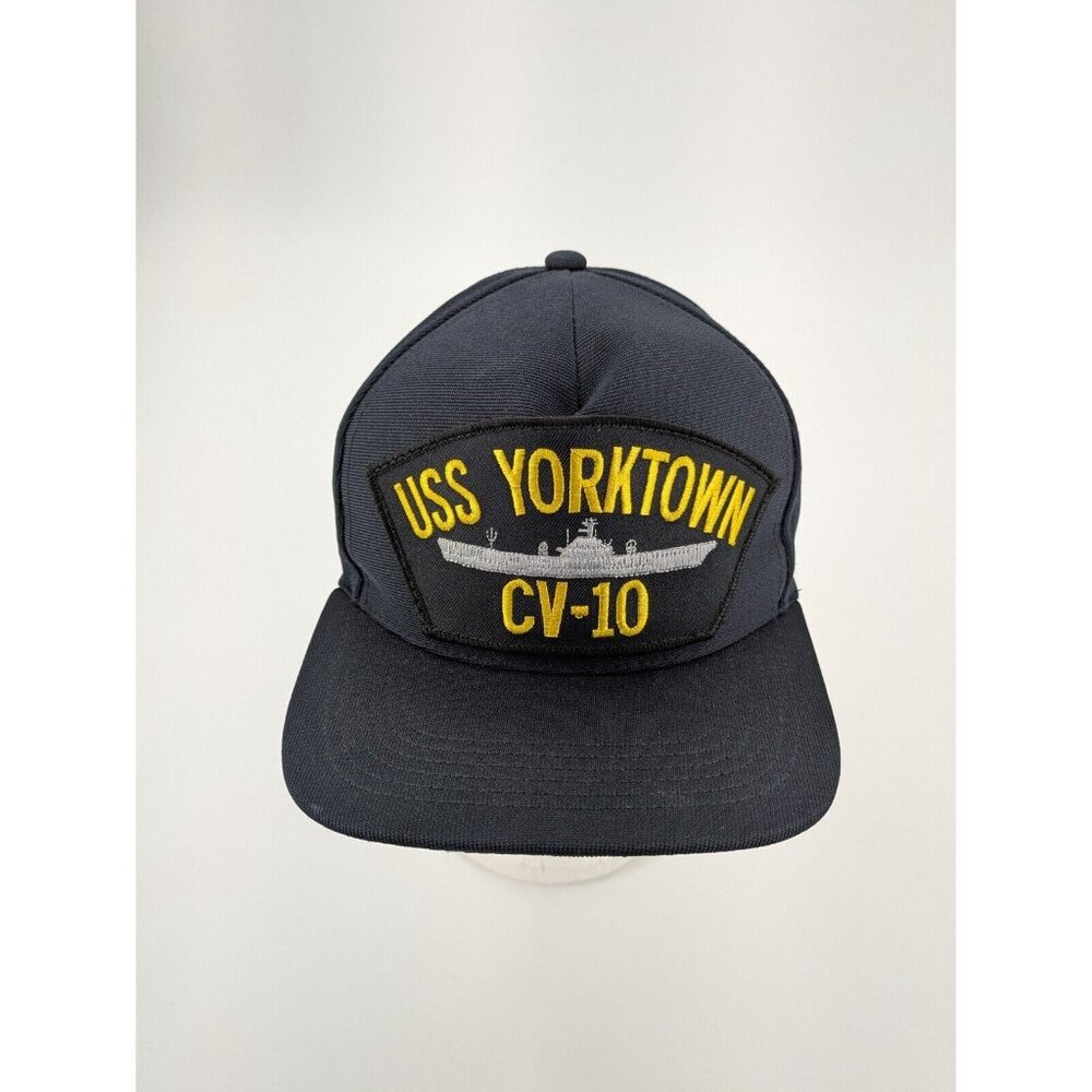 USS YORKTOWN CV-10 NAVY SHIP HAT U.S MILITARY OFFICIAL BALL CAP USA MADE NEW Era